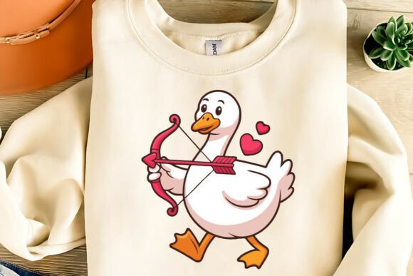 Download Cute Valentine Goose Clipart PNG,SVG,EPS - Premium Resources