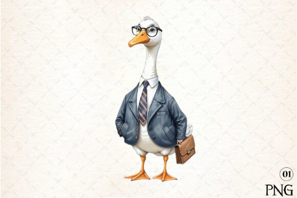 Download Serious Goose SVG, Cute Goose PNG File - Premium Resources